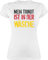 Shirt Damen - Fußball EM WM - Mein Trikot ist in der Wäsche | Deutschland Germany - M - Weiß - 2021 fußballtrikot Europameisterschaft deutsche Tshirt wm-Shirts Fussball Deutscher t-Shirt
