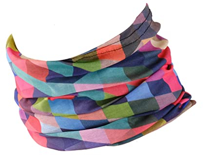 Hilltop Motorrad Halstuch, Multifunktionstuch, Schlauchtuch, Bandana, Schal/die Saumkanten sind vernäht, Farbe/Design:Design 353-14
