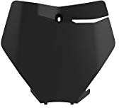 Polisport 8666400003 - Tabella portanumero Replica OEM Realizzata in plastica Lucida Resistente e Durevole Compatibile con Le Moto KTM in Colore Nero