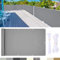 YangAera Balkon Sichtschutz, 60 x 200cm Balkon Abdeckung mit Ösen und Kabelbinder, Blickdichte Wasserfest Windfest und UV-Schutz Balkonverkleidung, für Balkongeländer Terrasse Garten (Grau)