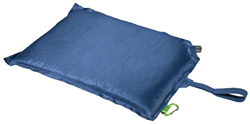 moses. Expedition Natur Selbstaufblasende Sitzmatte, Outdoor-Sitzkissen für Kinder, Perfekt zum Mitnehmen in den Kindergarten 9839 Blau, Grün Aufrollbar