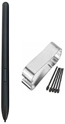 N+B Stylet S Pen pour Samsung Galaxy Z Fold 3,sans Bluetooth Stylet de Remplacement pour écrans tactiles avec Un Ensemble de recharges - Noir