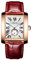 JewelryWe Herren Armbanduhr, Retro Kalender Analog Quarz Uhr mit Weiß Rechteckig Römischen Ziffern Zifferblatt und Braun Leder Armband