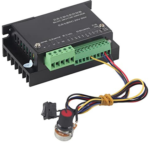 Fafeicy BLDC Controller, DC48V-500W WS55-220 Brushless Spindle BLDC Motor Drive CNC Controller Board Modul, Halterungen & Zubehör