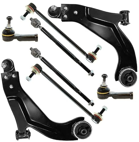 ATEC Germany 2x Querlenker Vorderachse, 2x Spurstangenkopf, 2x Axialgelenk, 2x Koppelstange, 2x Koppelstange Kompatibel mit FORD MONDEO Mk3 (B5Y), MONDEO Mk3 Stufenheck (B4Y), MONDEO Mk3 Turnier (BWY)