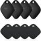RSH AirTag Smart Tag Koffer Tracker 4er Pack, Bluetooth-Tracker, Schlüsselfinder Key Finder Kompatibel mit Apple „Wo ist?“ APP (iOS NUR),für Geldbeutel/Koffer Gepäck/Taschen, Austauschbarer Akku