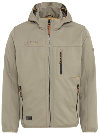 camel active Herren Softshell Jacke aus recyceltem Polyester Grün, menswear-50