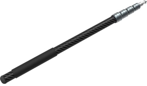 Deity 5-Section Extendable 8.5 Feet Carbon Fiber Boom Pole with CNC Aluminum Collars and Removable Foam Hand Grip