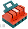 Disconnect Knife Switch, 4P Single Throw 100A AC 380V Knife Safety Disconnect Switch with Resin Base, Terminal Connection Switch for Backup Generator and Fail Safe Circuit Breaker Industrial electrica