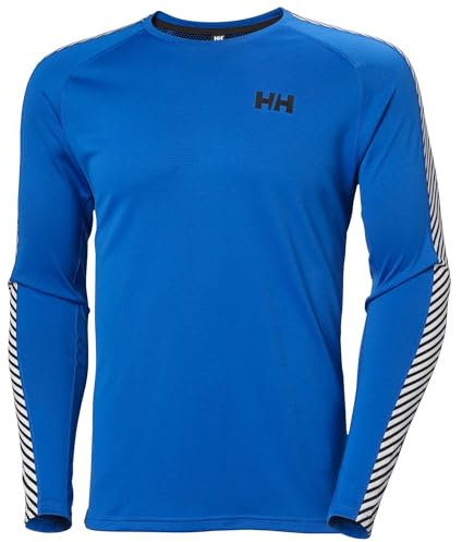 Helly Hansen LIFA Active Stripe Crew Chaqueta Baselayer, 543 Cobalto 2.0, XL para Hombre