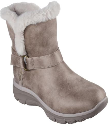 Skechers Zapatos fáciles de llevar para mujer, Dreamers Move, sin cordones manos libres, Gris topo oscuro, 39 EU