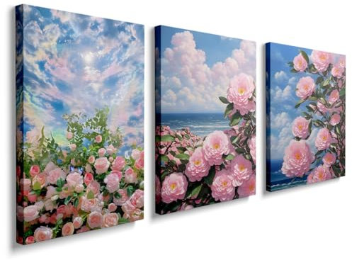 Poster Frühling Wandbilder für Schlafzimmer Wand - Leinwandbild Bilder Kunstdrucke Wanddeko DYH0094