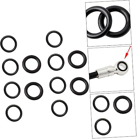 iplusmile 12stücke Runde Gummidichtungen Für Fahrradbremssysteme Schwarze Dichtungsringe Rund