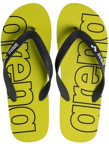ARENA Herren Badeschuhe Pantoletten Zehentrenner Poolsandalen Badesandale Hook, Farbe:Grün, Artikel:305 Soft Green/Asphalt, Schuhgröße:EUR 45