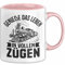 Zugfahrer Tasse Geschenk Bahnfahrer Genieße Das Leben In Vollen Zügen (Rosa)