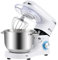 Kitchen in the box Batidora Amasadora, 6,2 L Amasadora de Pan de 1400 W, Robot de Cocina Con Batidor, Gancho Amasador, Batidora Mezcladora (Blanco)