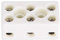 Connettore Filo in Ceramica, Morsettiera in Porcellana con Interruttore a Catena Facile Installare 10 Pezzi per Trasformatore