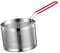 YWJLQH Cestello in Acciaio per Friggere Patatine E Pasta con Manico, 16 Cm