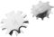 Didiseaon 2pcs French Tip Stencil Nail Art Tool Durable Steel Manicure Edge Trimmer for Diy and Salon Use User-friendly French Nail Shape Templates