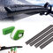 ZDHXZYQ 4 Stück Scheibenwischer Gummi, Für BMW F10 E36 E39 E30 X3 E83 E90 E60 X5 E53 F30 E34 X5 E70 Scheibenwischergummi Ersatz, mit Scheibenwischer Schneider