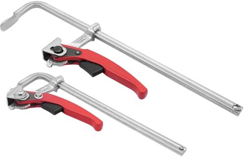 2 Stück Spannelement 180kg Hebelzwinge 300mm und 200mm Zwinge für Holzbearbeitung,Niederhalter Hebelzwinge Verstellbare Schnellspannpresse