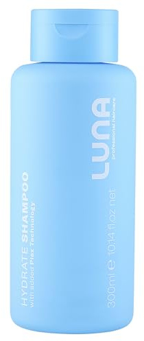 Luna Professional Haircare Hydrating Shampoo with Hydrolyzed Wheat Protein - Moisturising Formula for Dull, Parched and Dry Hair - Restores Shine & Nourishment to Parched Strands - 300ml