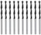 Holzbohrer 3mm 10Pcs Holzschlangenbohrer Metall & HSS Holzspiralbohrer Professional Holzbearbeitungbohrer für Hartholz, Sperrholz, Kunststoff – Bohrerset für DIY, Tischbohrmaschine