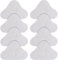 FiTspi Lot de 8 chiffons de rechange en microfibre pour balai vapeur H2O Mop X5, lavables pour housses de nettoyage de sol H20 x 5