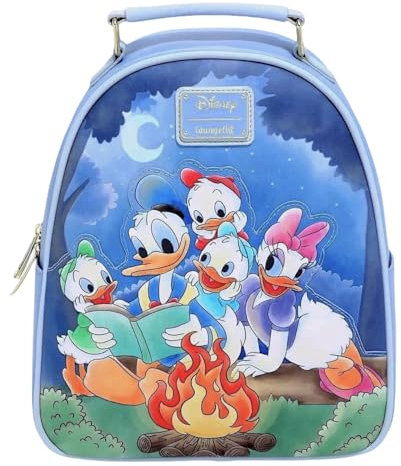 Loungefly Disney Donald und Daisy Family Camping Mini-Rucksack, bunt, One size