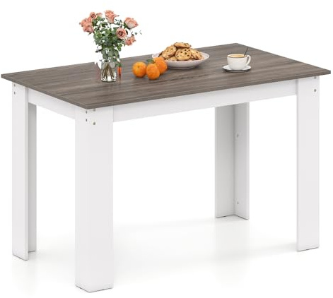 COSTWAY Esstisch für 4-6 Personen, Esszimmertisch 120 x 70 cm, Küchentisch Holz, Holztisch rechteckig, Tisch für Esszimmer, Wohnzimmer & Arbeitszimmer