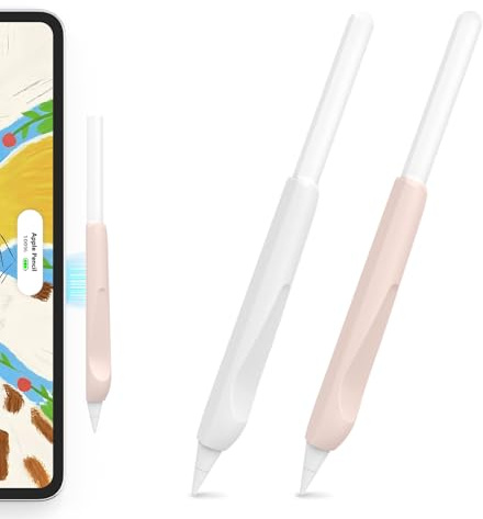 NIUTRENDZ 2 Stück Silikon Griff für Apple Pencil