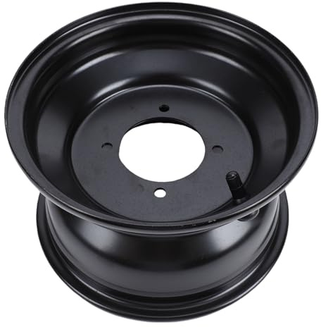 Akozon 8-Zoll-ATV-Vorderradfelge 19x7.00-8, 4-Loch-Stahlfelge für Go-Kart, Quad, Dirtbike, Buggy und Aufsitzmäher, Hochfeste Nabe