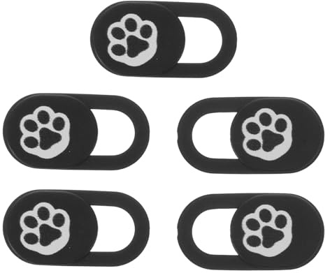DIYEAH 5er-Pack Laptop-Kameraabdeckung – Schiebe-Webcam-Abdeckung für Smartphones, Tablets und Handys – 0,04 Zoll ultradünner Kameraschieber als Ersatz