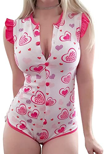 LittleForBig Baby - Jungen windel-liebhaber-snap schrittgurt body baby body -princess herzen klein rot