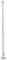 Wellenshop Flaggenstock Fahnenstange mit Flaggenstockhalter 80 cm Länge Edelstahl Rostfrei Abnehmbar Ohne Neigung Fahnenstock