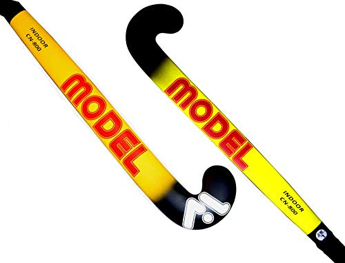 MODEL Indoor Hockey Stick CN 800 Mid Bow Profile High 80% Carbon Light Stiff
