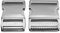 ALU-MAX 1x Klickverschluss, Aluminium, verstellbar, Silber glänzend, Größe: 38 mm (1 1/2), Steckschnalle
