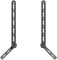 WALI Sound Bar Mount Bracket, for Mounting Above or Under TV, with Adjustable 3 Angled Extension Arm, Fits Most 23 to 65 Inch TVs, up to 15 kg/33 lbs (SBR202)