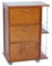 LIBEROSHOPPING.eu - LA TUA CASA IN UN CLICK Mobiletto per Cucina con Ruote e Ante a ribalta portabottiglie Laterale 59x39xh84 cm (Rovere)