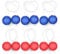 Lixada Ladder Toss Ball Game Set 6 Pair Golf Ball Bolas Hard Golf Training Balls for Outdoor Game