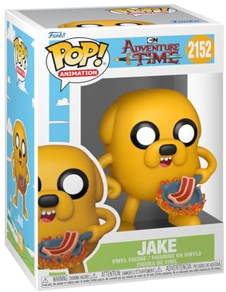 Funko Pop! Animation: Adventure Time - Jake The Dog- Vinyl-Sammelfigur - Geschenkidee - Offizielle Handelswaren - Spielzeug Für Kinder und Erwachsene - Cartoon/Animation Fans