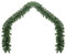 vidaXL Girlande, künstliche Weihnachtsgirlande für Weihnachten, Urlaub, Zuhause, Outdoor-Dekoration, grüne Girlande für Tür, Fenster, Treppen, Geländer, PVC, 90 cm