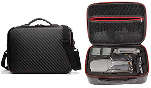 YHMC GCL Aysmg tragbare doppeldeck Single Schulter wasserdichte lagerung Reise Tragetasche Box for DJI Mavic air (schwarz) (Color : Black)