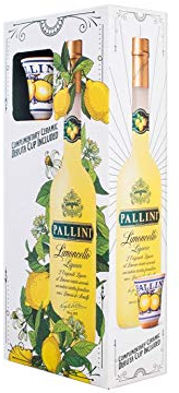 Limoncello Pallini Deruta 1 cup 500 ml: elaborado con los mejores Limones con IGP Costa D’Amalfi, recogidos a mano en la Costa Amalfitana – Sin gluten, sin pesticidas, sin OGM – 26%