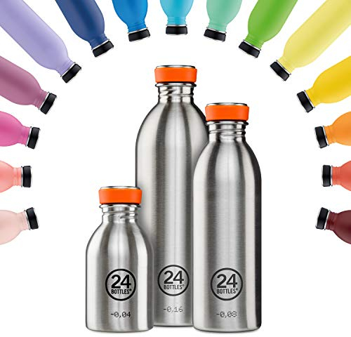 24 Bottles Trinkflasche aus Edelstahl 1000ml | 1l Fassungsvermögen | BPA frei federleicht handlich | Wasserflasche für Arbeit, Schule und Sport (Mint)