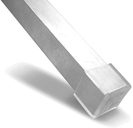 Lifeswonderful - Embouts Transparents Bouchons Carrés en Caoutchouc - 25mm - pour Chaises, Tables, Pieds De Meubles (16)