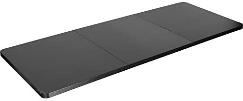 VIVO Universal 180cm x 76cm Table Top for Standard and Sit to Stand Height Adjustable Home and Office Desk Frames, 3 Section Desktop, Black, DESK-TOP72-30B