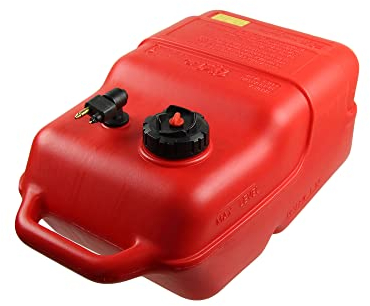 Boote & Yachten Kantschuster Kraftstofftank Big Joe mit Yamaha Anschlüssen │ Benzintank für Boote │ Bootstank │ Reservetank │ Tank für Außenborder │ Tankvolumen: 12 Liter