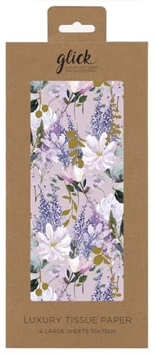 Glick Luxury Gift Wrap - Tissue Paper Buddleia