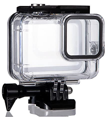 GUNGY Custodia Impermeabile Compatibile con GoPro Hero 8 Black Custodia Protettiva Subacquea 45M con Vite lunga e Base Montaggio